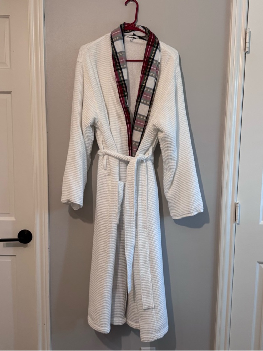 Waffle Weave Resort Stewart Plaid Robe